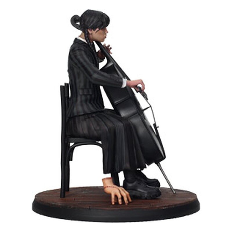 Figura Wednesday Addams con violonchelo - Wednesday (15 cm)