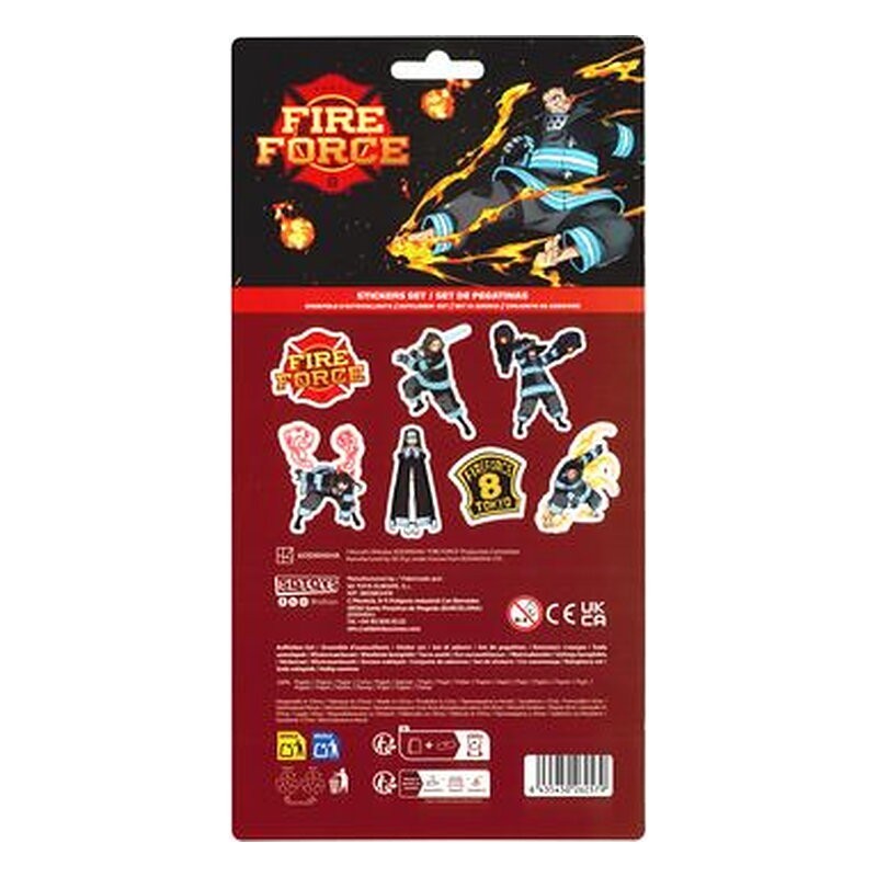 Set de pegatinas Fire Force - SD Toys