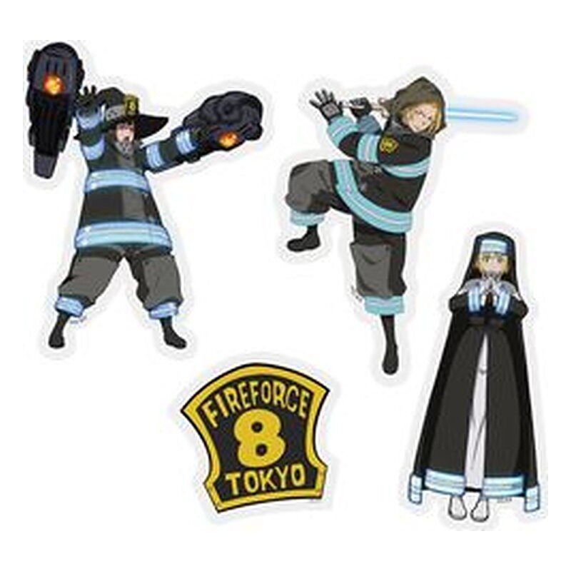 Set de pegatinas Fire Force - SD Toys