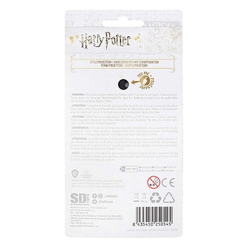 Bolígrafo Harry Potter: Hufflepuff con luz - SD Toys