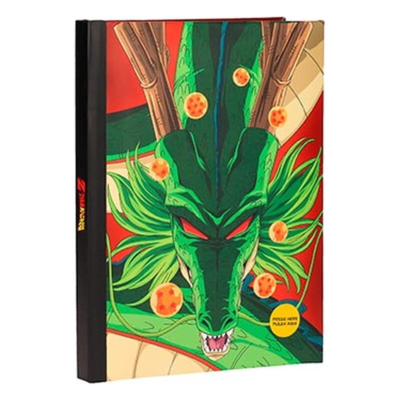 Libreta Dragon Ball Z: Shenron con luz - SD Toys