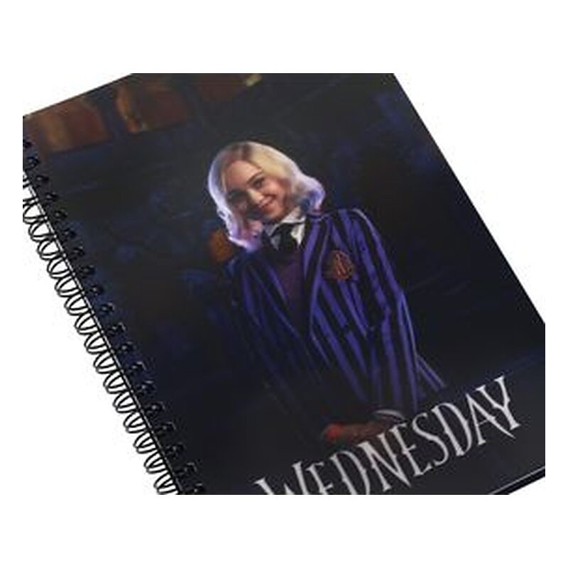 Libreta espiral Wednesday: Enid efecto 3D A5 - SD Toys