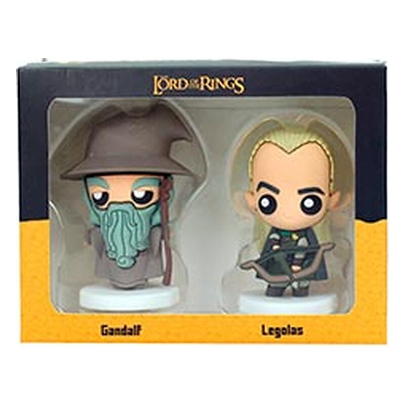 Figura Pokis Gandalf y Legolas set 2 figuras - El Señor de los Anillos (6 cm)