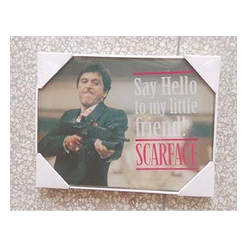 Póster de vidrio Scarface: Say Hello - SD Toys (40 x 30 cm)
