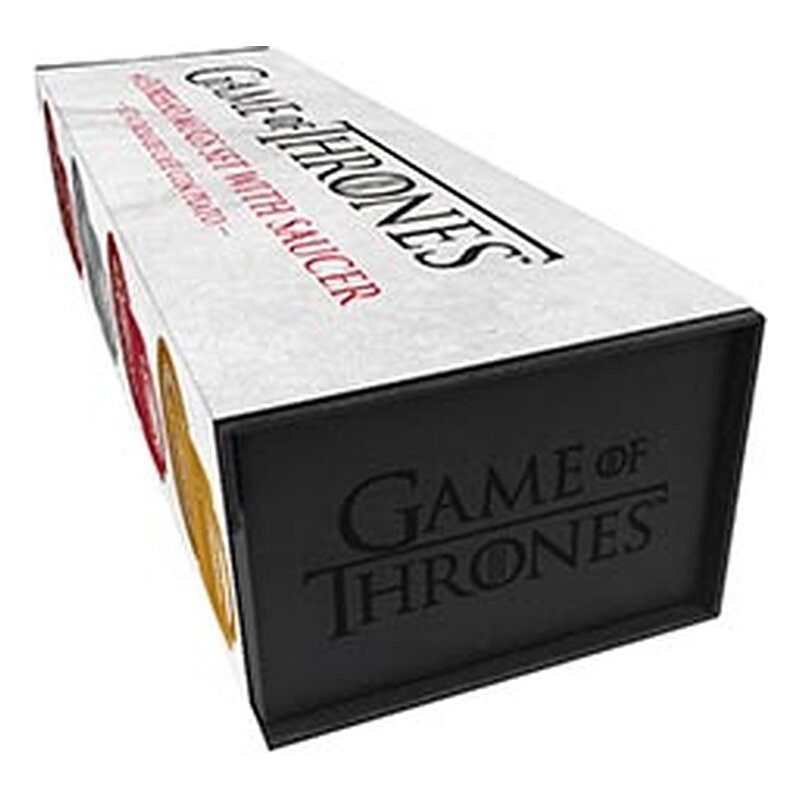 Set de 4 mini tazas de café Game of Thrones: Emblemas y lemas - SD Toys