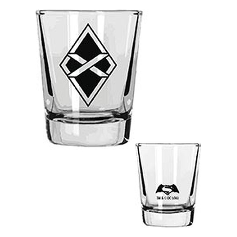 Set de 4 mini vasos Batman v Superman: logos - SD Toys