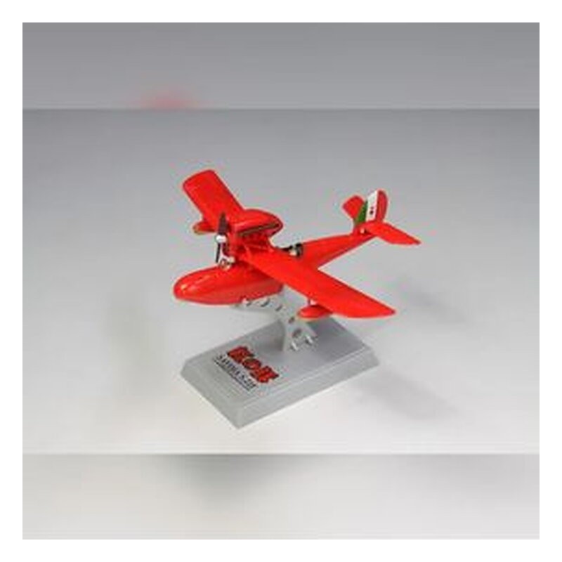 Set de construcción Savoia S.21F Versión 2 con figura de Porco Rosso - Studio Ghibli (1/72)