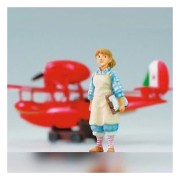 Set de construcción Savoia S.21F Version 2 Seaplane Model Kit & Fio Piccolo Figura - Porco Rosso (1/72)