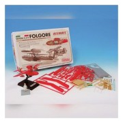 Set de construcción Savoia S.21F Version 2 Seaplane Model Kit & Fio Piccolo Figura - Porco Rosso (1/72)