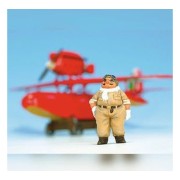Kit de construcción Savoia S.21 Seaplane Model Kit & Figura Porco Rosso - Studio Ghibli (1/48)