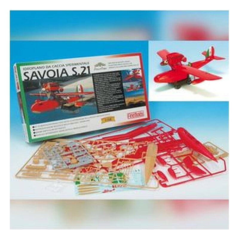 Kit de construcción Savoia S.21 Seaplane Model Kit & Figura Porco Rosso - Studio Ghibli (1/48)