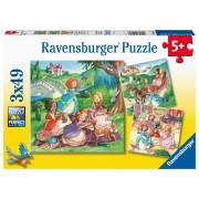 Puzzle 3x49 pz: Jóvenes princesitas