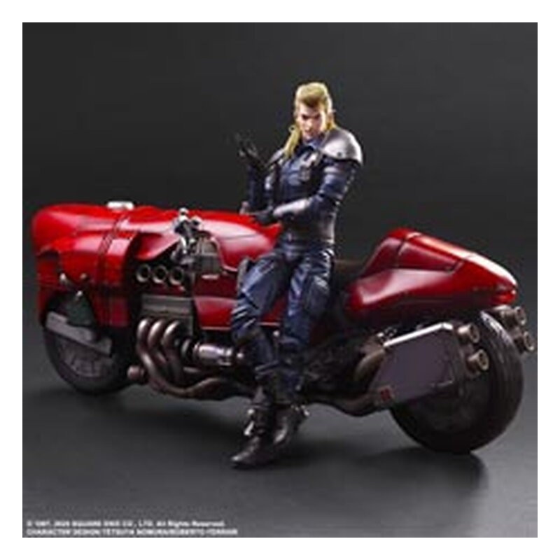 Figura Play Arts Kai Roche & Motorcycle Set - Final Fantasy VII Remake (27,60 + 44,60 cm)