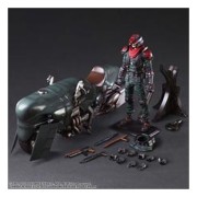 Figura Play Arts Kai Shinra Security Officer + Motorcycle Set - Final Fantasy VII Remake (27,60 cm)