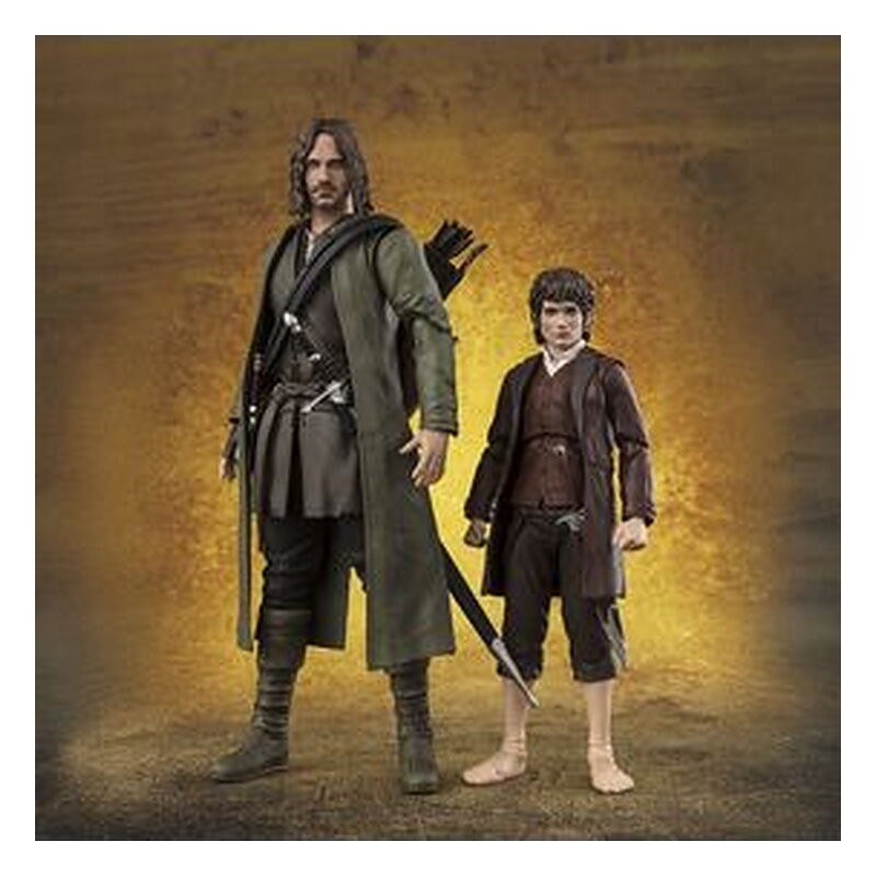 Figura S.H. Figuarts Aragorn - El Señor de los Anillos: La Comunidad del Anillo (15,5 cm)