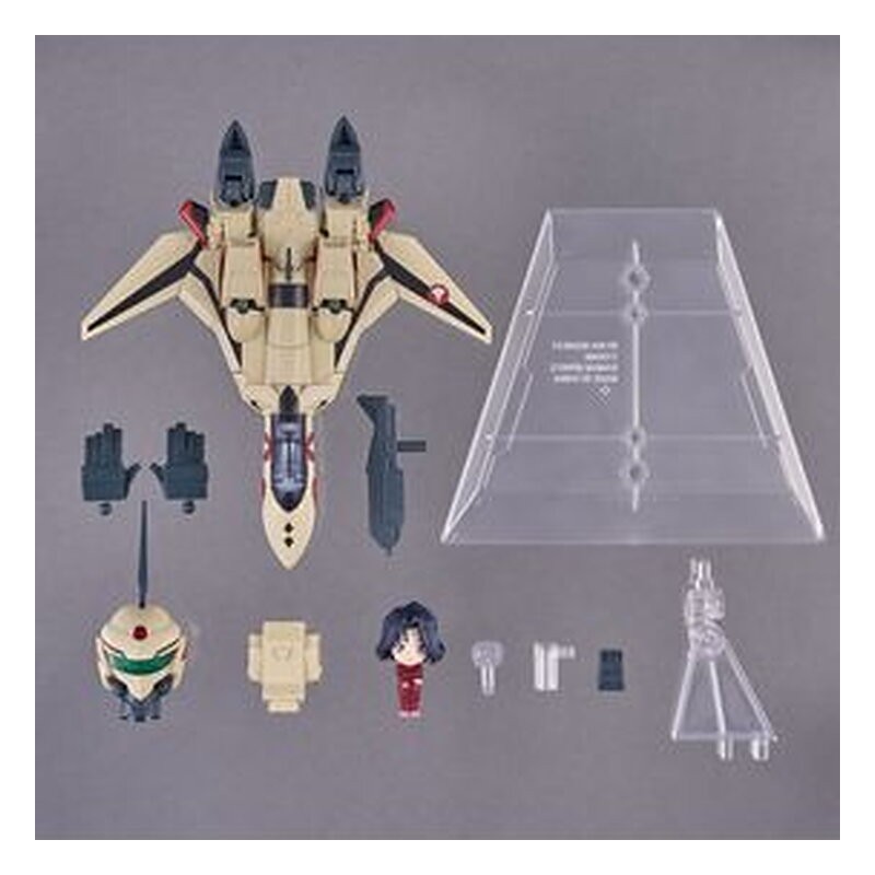 Figura Tiny Session YF-19 Isamu Alva Dyson Use with Myung Fan Lone - Macross Plus (11 cm)