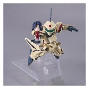 Figura Tiny Session YF-19 Isamu Alva Dyson Use with Myung Fan Lone - Macross Plus (11 cm)