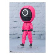 Figura Tamashii Nations Figuarts Mini trabajador enmascarado - El juego del calamar (9 cm)