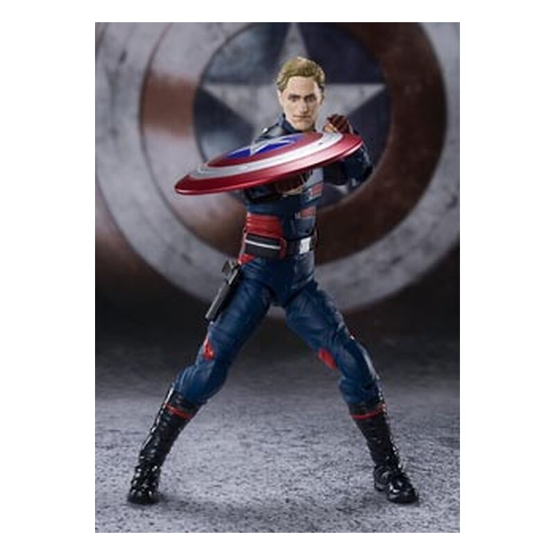 Figura S.H. Figuarts Captain America John Walker Re-Run - Marvel (15 cm)