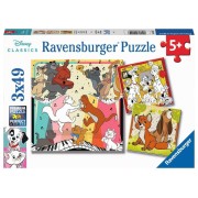 Puzzle 3x49 pz: Disney Classics