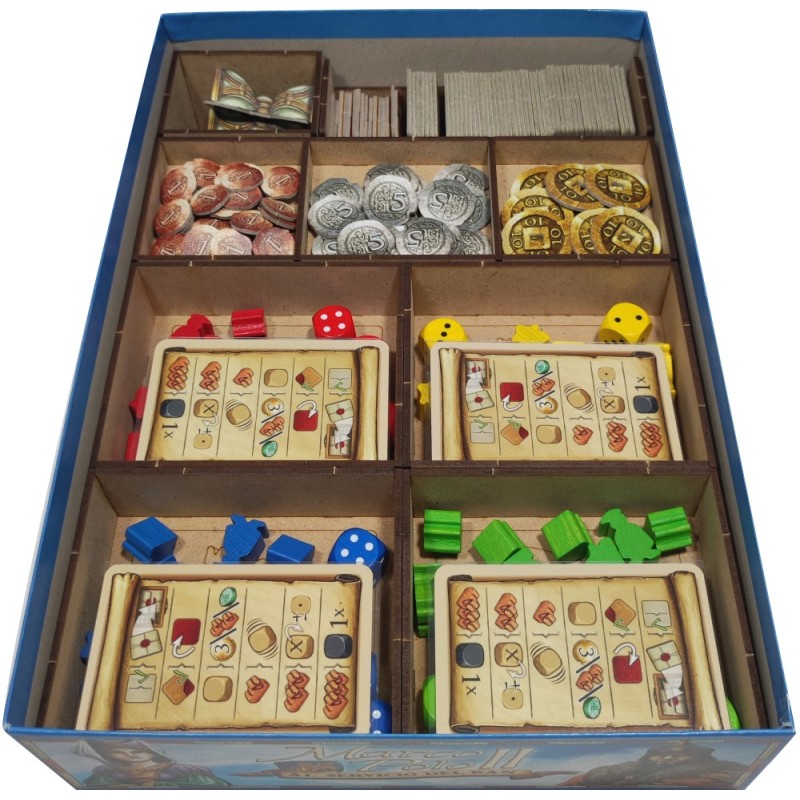 Inserto compatible con MARCO POLO II (Base + Expansión: The Caravans)
