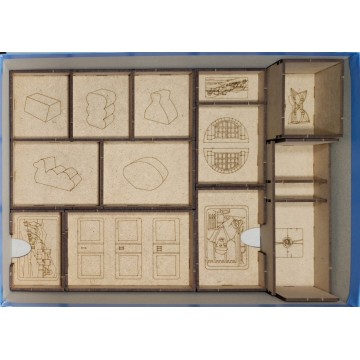 Inserto compatible con MARCO POLO II (Base + Expansión: The Caravans)