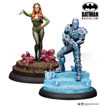 Poison Ivy & Mr. Freeze 1997 - Batman Miniature Game