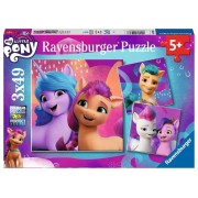 Puzzle 3x49 pz: My Little Pony