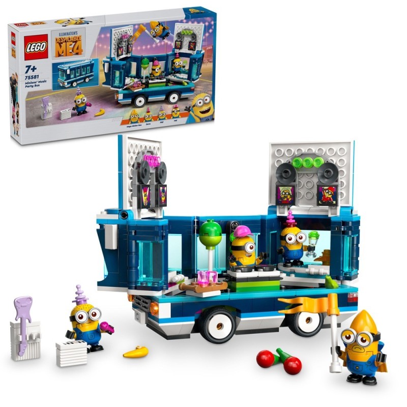 LEGO-75581 Bus de Fiesta Musical de los Minions