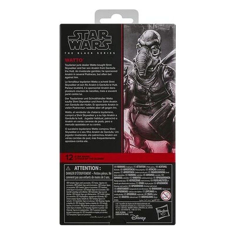 Figura The Black Series Watto - Star Wars: El ataque de los clones (10 cm)