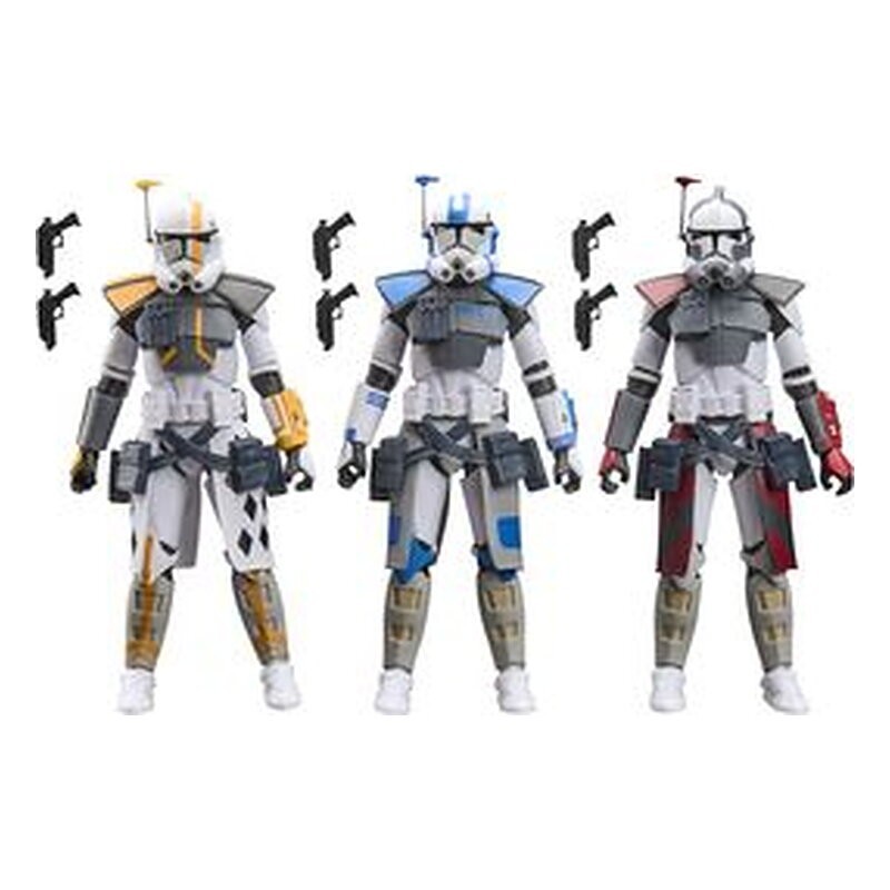 Pack 3 figuras The Black Series Havoc, Colt y Blitz - Star Wars: The Clone Wars (15 cm)