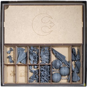 Inserto compatible con STAR WARS REBELLION (Base + Exp: El Auge del Imperio)