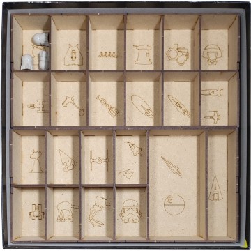 Inserto compatible con STAR WARS REBELLION (Base + Exp: El Auge del Imperio)