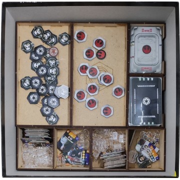 Inserto compatible con STAR WARS REBELLION (Base + Exp: El Auge del Imperio)