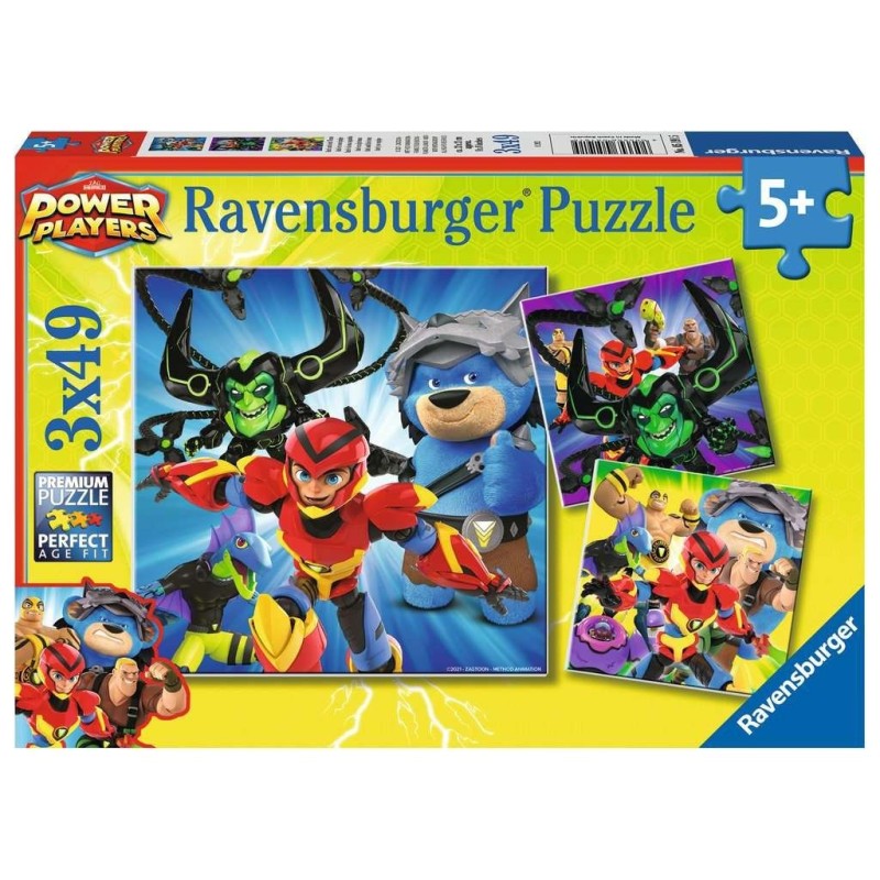 Puzzle 3x49 pz: Power Players
