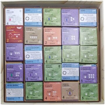 Inserto compatible con OBSESSION (Base + Exp. Upstairs, Downstairs + Exp. Losetas Adicionales + Exp. Wessex)