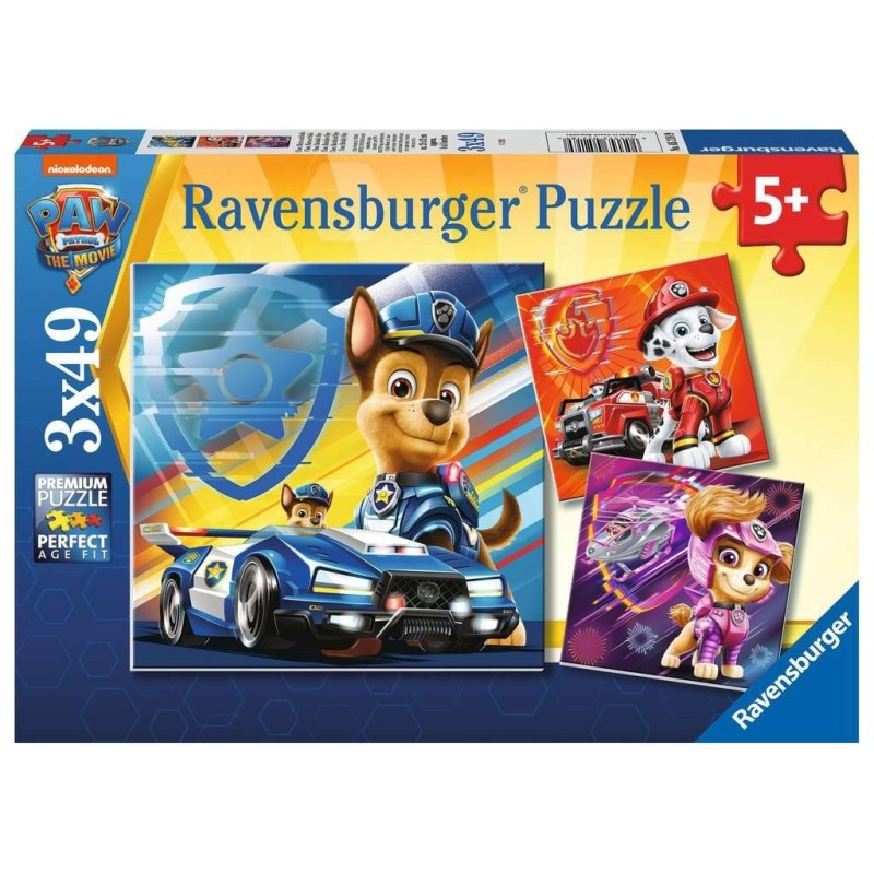Puzzle 3x49 pz: Paw Patrol Movie