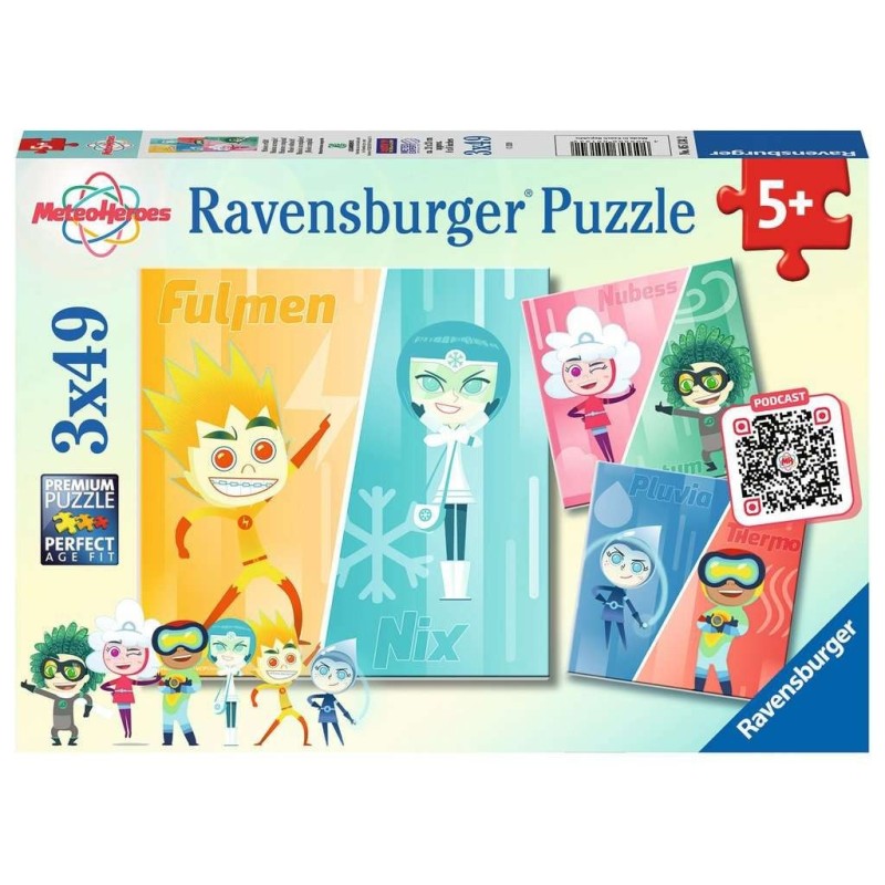 Puzzle 3x49 pz: Meteo Hereos