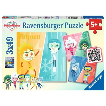 Puzzle 3x49 pz: Meteo Hereos