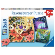Puzzle 3x49 pz: Criaturas fantásticas