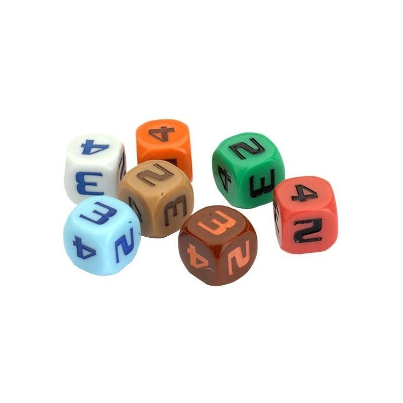 Space Lane Dice (x7) - Star Trek: Ascendancy (Inglés)