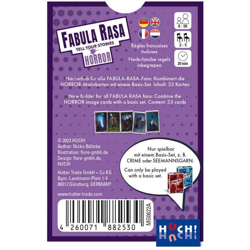 Fabula Rasa: Horror (Inglés)