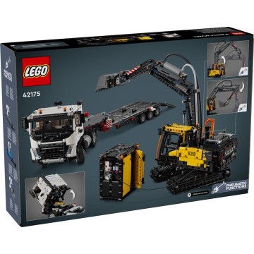LEGO-42175 Camión FMX y Excavadora Eléctrica EC230 Volvo
