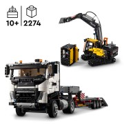 LEGO-42175 Camión FMX y Excavadora Eléctrica EC230 Volvo