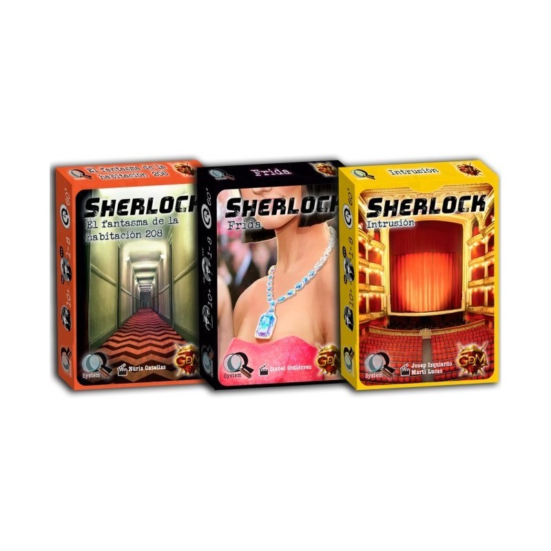 Pack de 3 Sherlock Q9: Frida, Intrusión y El fantasma en la habitación 208
