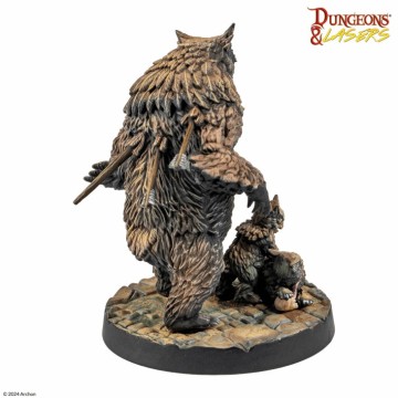 Owlbear Family - Dungeons & Lasers (Inglés)