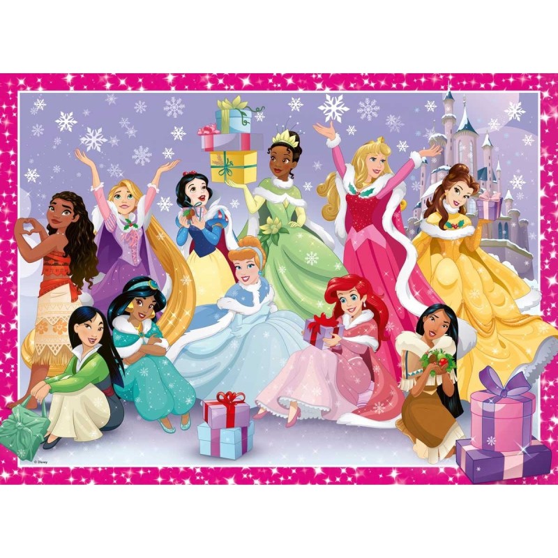 Puzzle 200 pz. XXL: Disney Princess Christmas