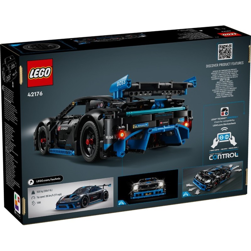 LEGO-42176 Coche de Carreras Porsche GT4 e-Performance