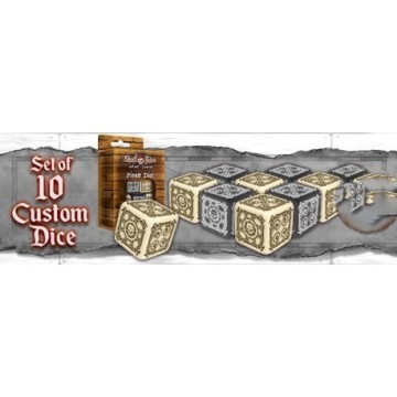 Skull Tales: ¡A toda vela!: Set de 10 dados personalizados