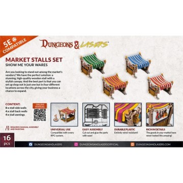 Market Stalls Set - Dungeons & Lasers
